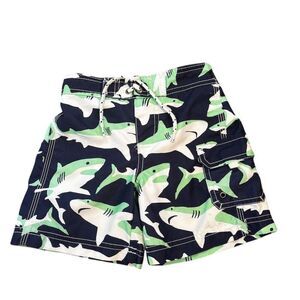 Carter's Toddler Boys Shark Print Swim Trunks Size 2T Multicolor
